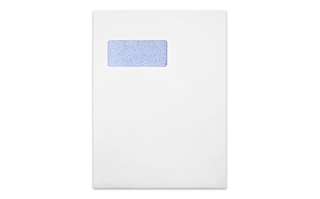 Netuno 1000 DL Left Window Envelopes - 110x220mm Peel & Seal Business Envelopes, White/Grey